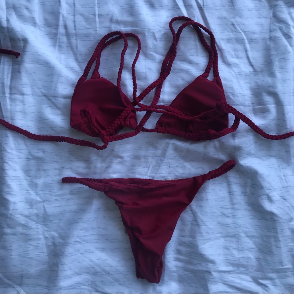 Red Bikini Set - Picture 3 of 3
